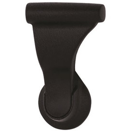 SOSS Fire Rated 1-3/8 in. Textured Black Push/Pull Passage Hall/Closet Latch with 2-3/8 in. Door Lever Backset