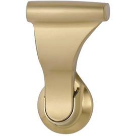 SOSS 1-3/8 in. Satin Brass Push/Pull Passage Hall/Closet Latch with 2-3/8 in. Door Lever Backset