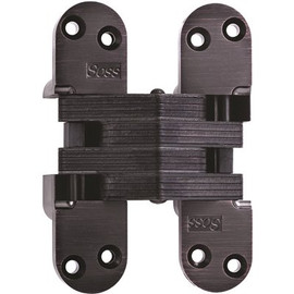 SOSS 1-3/8 in x 5-1/2 in. Oil Rubbed Bronze Lacquered Invisible Hinge SOSS 1-3/8 in x 5-1/2 in. Oil Rubbed Bronze Lacquered Invisible Hinge