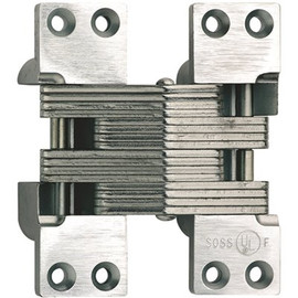 SOSS 1-3/8 in. x 4-1/2 in. Satin Chrome Invisible Hinge