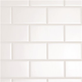 Daltile Restore 3 in. x 6 in. Ceramic Bright White Subway Tile (12.5 sq. ft. / Case)