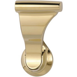 SOSS 1-3/8 in. Bright Brass Dummy Latch Set Door Lever