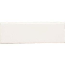 Daltile Restore Bright White 2 in. x 6 in. Ceramic Bullnose Wall Trim (0.08 sq. ft. / Piece)