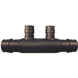 Apollo 3/4 in. Poly-Alloy PEX-A Expansion Barb Inlets x 1/2 PEX-A Expansion Barb 2-Port Open Manifold Apollo 3/4 in. Poly-Alloy PEX-A Expansion Barb Inlets x 1/2 PEX-A Expansion Barb 2-Port Open Manifold