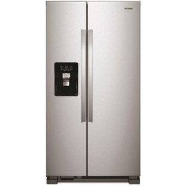 Whirlpool 24.6 cu. ft. Side by Side Refrigerator in Fingerprint Resistant Stainless Steel