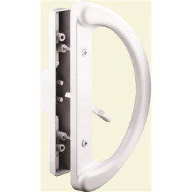 Anvil Mark Sliding Door Mortise Style Handle, 3-15/16, Mortise Style, White (1-Set)