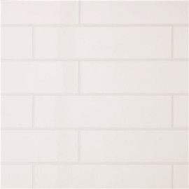 Daltile Restore 3 in. x 12 in. Ceramic Bright White Subway Tile (12 sq. ft. / Case)