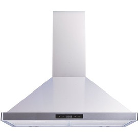 Winflo 30 in. 475 CFM Convertible Wall Mount Range Hood in Stainless Steel with Mesh Filters and Touch Sensor Control