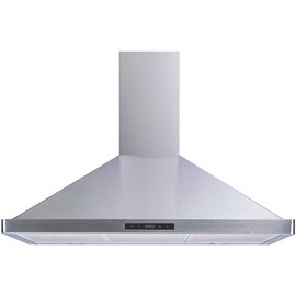 Winflo 36 in. 475 CFM Convertible Wall Mount Range Hood in Stainless Steel with Mesh Filters and Touch Sensor Control