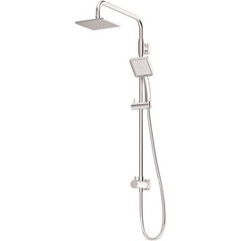 Symmons Duro 1-Spray Handheld Showerhead and Fixed Showerhead Combo in Polished Chrome (Valve Not Included)