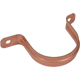 Oatey 1-1/2 in. Copper 2-Hole Pipe Hanger Strap