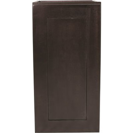 Design House Brookings Plywood Assembled Shaker 18x30x12 in. 1-Door Wall Kitchen Cabinet in Espresso
