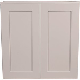 Design House Brookings Plywood Assembled Shaker 27x30x12 in. 2-Door Wall Kitchen Cabinet in White
