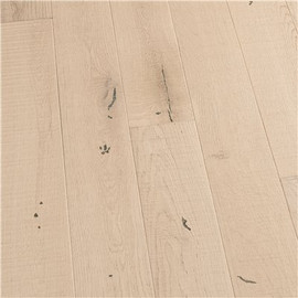 Malibu Wide Plank French Oak Miramar 3/4 in. Thick x 5 in. Wide x Varying Length Solid Hardwood Flooring (22.60 sq. ft./case)