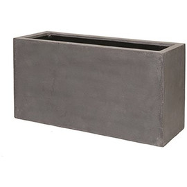 Vasesource Cube 24 in. x 24 in. Glossy White Fiberstone Square Cube Planter
