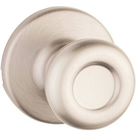 Kwikset Tylo Satin Nickel Hall/Closet Door Knob Featuring Microban Antimicrobial Technology