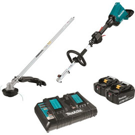 Makita 18V X2 (36V) LXT Lithium-Ion Brushless Couple Shaft Power Head Kit with Trimmer Attachment (5.0Ah)