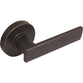 Defiant Westwood Aged Bronze Hall and Closet Door Lever with Round Rose