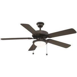 Trice 52 in. LED Black Ceiling Fan with Light Kit
