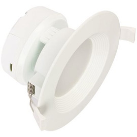 Westinghouse Direct Wire 4 in. 5000K Daylight Integrated LED Recessed Retrofit Smooth Baffle Trim