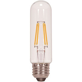 Satco 40-Watt Equivalent T10 Medium Base LED Light Bulb, Warm White (6-Pack)