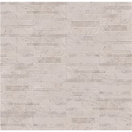 MSI Carrara White Ledger Panel 6 in. x 24 in. Matte Porcelain Marble Look Floor and Wall Tile (11 sq. ft./Case)