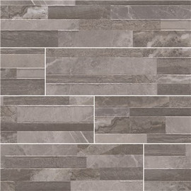 MSI Palisade Grey Ledger Panel 6 in. x 24 in. Matte Porcelain Marble Look Floor and Wall Tile (11 sq. ft./Case)