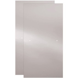 Delta 29-1/32 in. x 55-1/2 in. x 3/8 in. (10 mm) Frameless Sliding Bathtub Door Glass Panels in Clear (For 50-60 in. Doors)