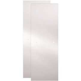 Delta 23-17/32 in. x 67-3/4 in. x 3/8 in. (10 mm) Frameless Sliding Shower Door Glass Panels in Frosted (For 44-48 in. Doors)