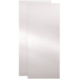 Delta 29-1/32 in. x 67-3/4 in. x 3/8 in. (10 mm) Frameless Sliding Shower Door Glass Panels in Frosted (For 50-60 in. Doors)