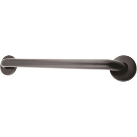 Kingston Brass Americana 18 in. x 1-1/4 in. Grab Bar in Black