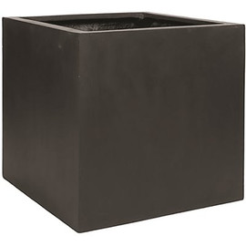 Vasesource 39 in. x 17 in. Grey Tapered Fibestone Square Planter/Pot
