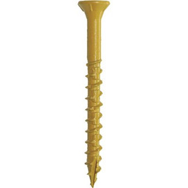 Deckmate #8 2 in. Tan Exterior Self-Starting Star Flat-Head Wood Deck Screws (5 lbs./453-Pieces)