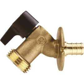 Apollo 1/2 in. Brass PEX-B Barb x 3/4 in. Garden Hose Thread Quarter-Turn Sillcock