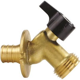 Apollo 3/4 in. Brass PEX-B Barb x 3/4 in. Garden Hose Thread Quarter-Turn Sillcock