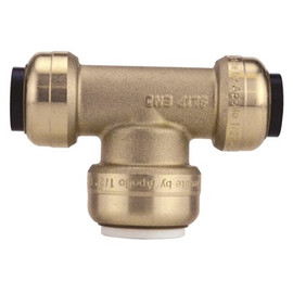Tectite 1/2 in. CTS x 1/2 in. CTS x 1/2 in. IPS Brass Push-To-Connect Slip Tee