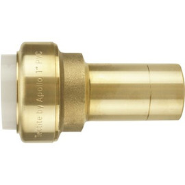 Tectite 1 in. IPS Brass Push-to-Connect x 1 in. CTS Street Transition Adapter