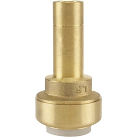 Tectite 1/2 in. IPS Brass Push-to-Connect x 1/2 in. CTS Street Transition Adapter