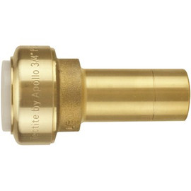 Tectite 3/4 in. IPS Brass Push-to-Connect x 3/4 in. CTS Street Transition Adapter