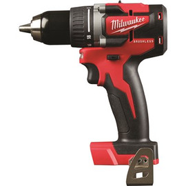 Milwaukee M18 18V Lithium-Ion Brushless Cordless 1/2 in. Compact Drill/Driver (Tool-Only)