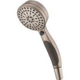 Delta ActivTouch 9-Spray Patterns 3.75 in. Wall Mount Handheld Shower Head in Stainless