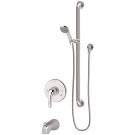Symmons Origins 1-Handle Shower Faucet Trim Kit in Polished Chrome (Valve Not Included)