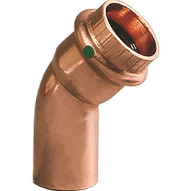 Viega 1 in. x 1 in. Copper 45-Degree Street Elbow