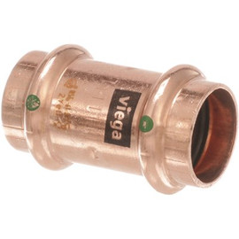 Viega ProPress 1 in. Press Copper Coupling Fitting with Stop