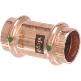 Viega ProPress 1 in. x 1 in. Copper Coupling No Stop