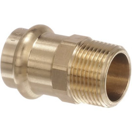 Viega ProPress 1 in. x 1 in. Zero Lead Bronze Adapter