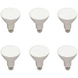 Satco 65-Watt Equivalent BR30 Dimmable LED Light Bulb Warm White (6-Pack)
