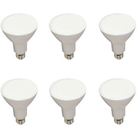 Satco 65-Watt Equivalent BR30 Dimmable LED Light Bulb Daylight (6-Pack)
