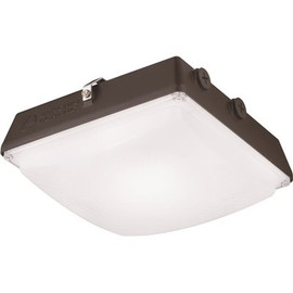 Lithonia Lighting CNY 35-Watt 4500 Lumens Integrated LED Dark Bronze Outdoor Canopy Area Light, 5000K