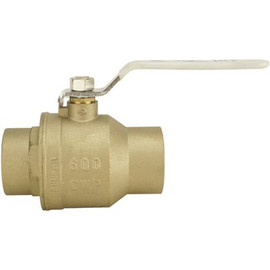 Apollo 2-1/2 in. Lead Free Brass SWT x SWT Ball Valve